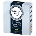 Mister Size Prezerwatywy 49 mm 3 sztuki - precyzyjne dopasowanie Mister Size Mister Size Prezerwatywy 49 mm 3 sztuki - precyzyjne dopasowanie Mister Size