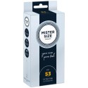 Mister Size Prezerwatywy 53 mm 10 szt. - Dopasowany Rozmiar, Bezpieczna Powierzchnia Mister Size