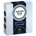 Mister Size Prezerwatywy 53 mm - 3 sztuki, dopasowany rozmiar Mister Size Mister Size Prezerwatywy 53 mm - 3 sztuki, dopasowany rozmiar Mister Size