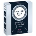 Mister Size Prezerwatywy 64 mm 3 szt. - indywidualny rozmiar, komfort Mister Size Mister Size Prezerwatywy 64 mm 3 szt. - indywidualny rozmiar, komfort Mister Size