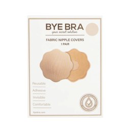 Bye Bra Fabric Nipple Covers Nude - materiałowe osłonki kwiaty 1 para Bye Bra