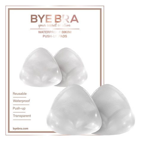 Bye Bra Waterproof Pads Clear silikonowe wkładki push-up wodoodporne Bye Bra Bye Bra Waterproof Pads Clear silikonowe wkładki push-up wodoodporne Bye Bra