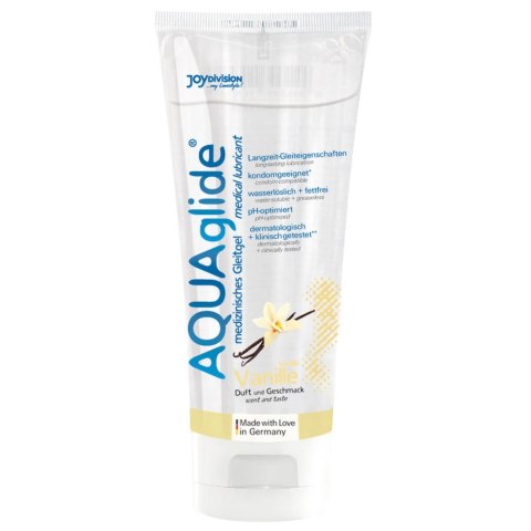 Joydivision AQUAglide™ Vanilla 100 ml | Wodny Żel Nawilżający o Aromacie Wanilii Joydivision AQUAglide™ Vanilla 100 ml | Wodny Żel Nawilżający o Aromacie Wanilii