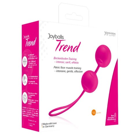 Joydivision Joyballs Trend Duo Magenta podwojne kulki treningowe 3,5 cm Joydivision Joydivision Joyballs Trend Duo Magenta podwojne kulki treningowe 3,5 cm Joydivision