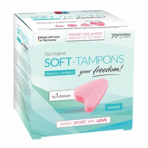 Joydivision Soft-Tampons Stringless Normal 3 sztuki - komfort i dyskrecja Joydivision