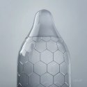 LELO HEX Respect XL 12 szt. prezerwatywy szerokie, cienka struktura 58 mm Lelo