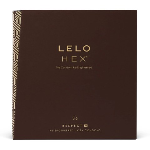 LELO HEX Respect XL 36 szt. - prezerwatywy powiększony rozmiar 58 mm Lelo LELO HEX Respect XL 36 szt. - prezerwatywy powiększony rozmiar 58 mm Lelo