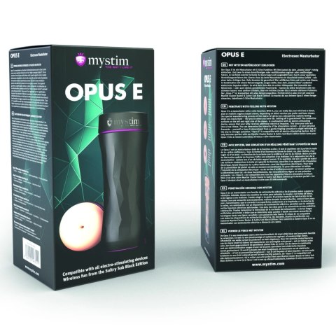 Mystim Opus E-Masturbator Anus - System e-stymulacji, 21,5 cm Mystim Mystim Opus E-Masturbator Anus - System e-stymulacji, 21,5 cm Mystim