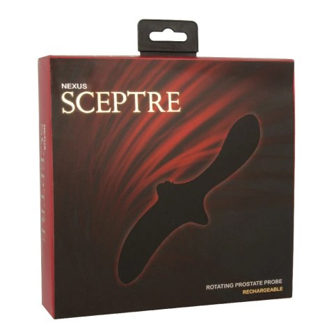 Nexus Sceptre masażer z rotacją, ładowalny, wodoodporny, czarny Nexus Nexus Sceptre masażer z rotacją, ładowalny, wodoodporny, czarny Nexus