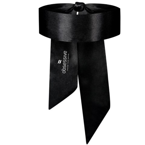 Obsessive Blindfold Black opaska materiałowa uniwersalna czarna Obsessive Obsessive Blindfold Black opaska materiałowa uniwersalna czarna Obsessive