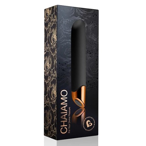 Rocks-Off™ Chaiamo Black – Luksusowy Wibrator 10 Trybów | Magnetyczne USB | Wodoodporny Rocks-Off™ Chaiamo Black – Luksusowy Wibrator 10 Trybów | Magnetyczne USB | Wodoodporny