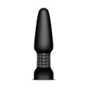 B-Vibe Rimming Plug 2 Black - bezprzewodowy system rotacyjny, silikon B-vibe