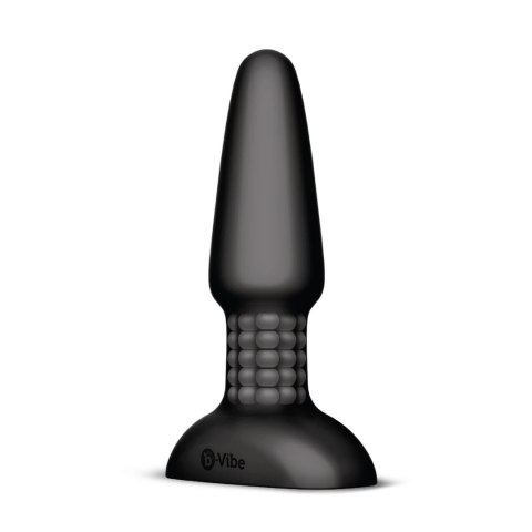 B-Vibe Rimming Plug 2 Black - bezprzewodowy system rotacyjny, silikon B-vibe B-Vibe Rimming Plug 2 Black - bezprzewodowy system rotacyjny, silikon B-vibe