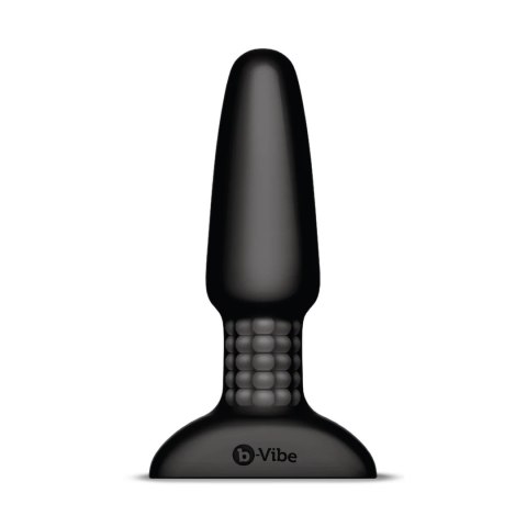 B-Vibe Rimming Plug 2 Black - bezprzewodowy system rotacyjny, silikon B-vibe B-Vibe Rimming Plug 2 Black - bezprzewodowy system rotacyjny, silikon B-vibe
