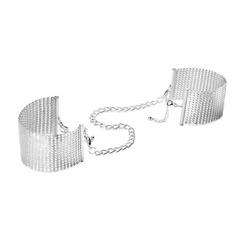 Bijoux Indiscrets Desir Metallique - srebrne kajdanki z funkcją bransolety Bijoux Indiscrets Bijoux Indiscrets Desir Metallique - srebrne kajdanki z funkcją bransolety Bijoux Indiscrets