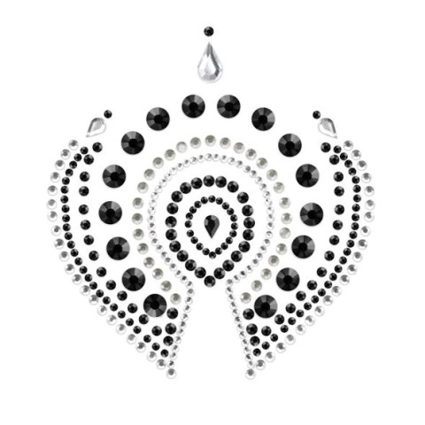 Bijoux Indiscrets Flamboyant Black & Silver - Kryształki dekoracyjne na ciało Bijoux Indiscrets Bijoux Indiscrets Flamboyant Black & Silver - Kryształki dekoracyjne na ciało Bijoux Indiscrets
