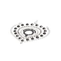 Bijoux Indiscrets Flamboyant Black & Silver - Kryształki dekoracyjne na ciało Bijoux Indiscrets