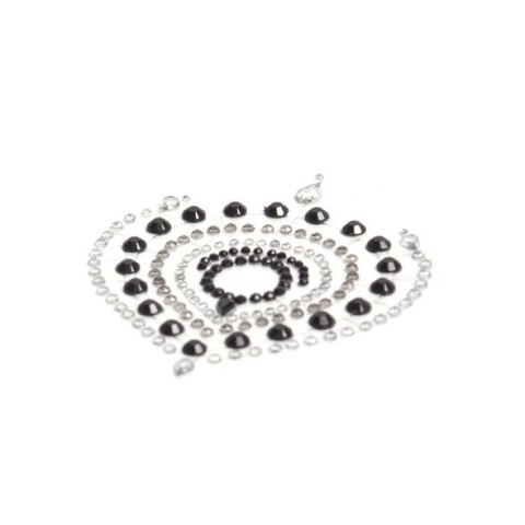 Bijoux Indiscrets Flamboyant Black & Silver - Kryształki dekoracyjne na ciało Bijoux Indiscrets Bijoux Indiscrets Flamboyant Black & Silver - Kryształki dekoracyjne na ciało Bijoux Indiscrets