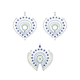 Bijoux Indiscrets Flamboyant Blue & Green - Kryształki dekoracyjne do ciała Bijoux Indiscrets