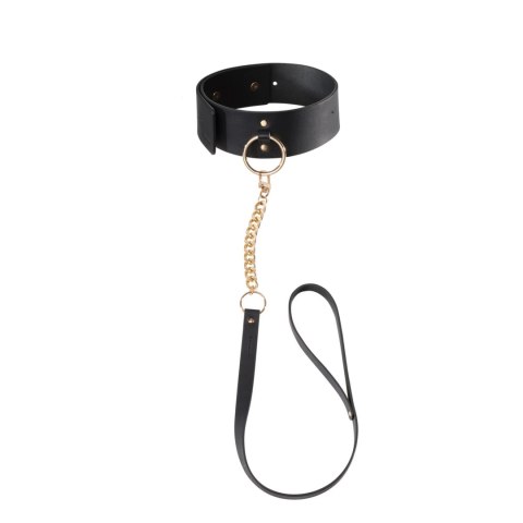Bijoux Indiscrets MAZE Wide Choker Black - obroża z odpinaną smyczą Bijoux Indiscrets Bijoux Indiscrets MAZE Wide Choker Black - obroża z odpinaną smyczą Bijoux Indiscrets