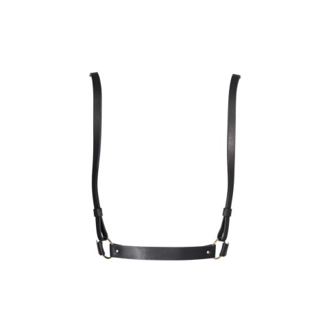 Bijoux Indiscrets Maze X Harness Black - Regulowana uprząż ze skory wegańskiej Bijoux Indiscrets
