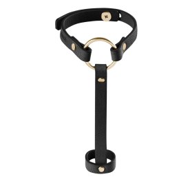 Bijoux Indiscrets Maze Simple Hand Piece Black - minimalistyczna ozdoba na dłoń Bijoux Indiscrets