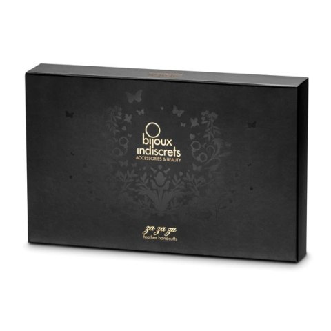 Bijoux Indiscrets Za Za Zu Kajdanki z piorami dekoracyjne czarne Bijoux Indiscrets Bijoux Indiscrets Za Za Zu Kajdanki z piorami dekoracyjne czarne Bijoux Indiscrets