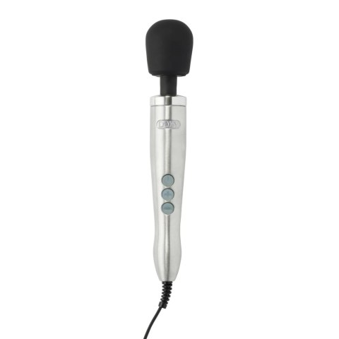 Doxy Die Cast Wand Massager Silver - aluminiowy masażer z silikonową głowicą Doxy