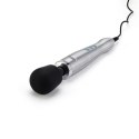 Doxy Die Cast Wand Massager Silver - aluminiowy masażer z silikonową głowicą Doxy