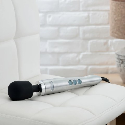 Doxy Die Cast Wand Massager Silver - aluminiowy masażer z silikonową głowicą Doxy Doxy Die Cast Wand Massager Silver - aluminiowy masażer z silikonową głowicą Doxy