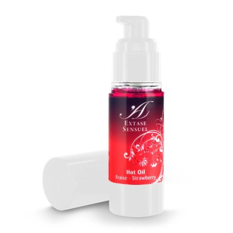 Extase Sensuel Hot Oil Strawberry 30ml - Olejek Rozgrzewający Truskawkowy Extase Sensuel