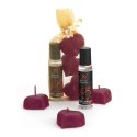 Extase Sensuel Naughty Kit Silk Nights - zestaw świec i lubrykantu truskawkowego Extase Sensuel