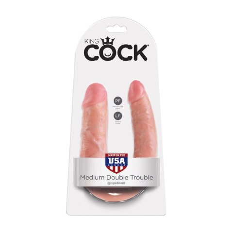 King Cock Double-Ended Model 13,9 cm - podwojny anatomiczny kształt King Cock King Cock Double-Ended Model 13,9 cm - podwojny anatomiczny kształt King Cock