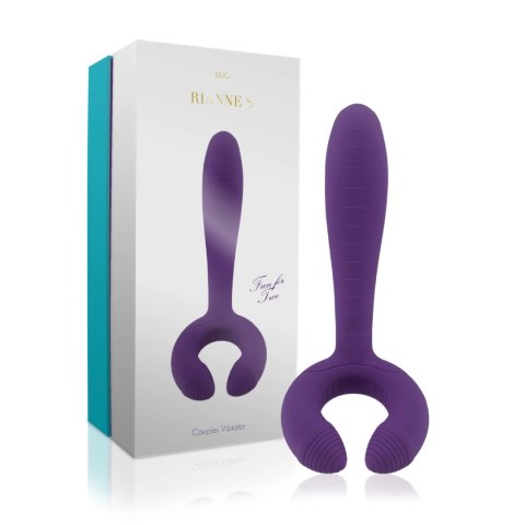Rocks-Off Icons Duo Vibe Deep Purple - model dla par, 3 silniki, wodoodporny Rianne S Rocks-Off Icons Duo Vibe Deep Purple - model dla par, 3 silniki, wodoodporny Rianne S