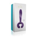 Rocks-Off Icons Duo Vibe Deep Purple - model dla par, 3 silniki, wodoodporny Rianne S
