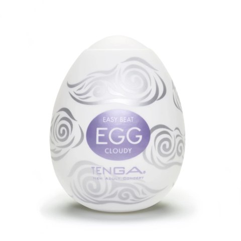 Tenga Egg Cloudy 1 szt. - elastyczna nakładka intymna z wypukłą teksturą Tenga