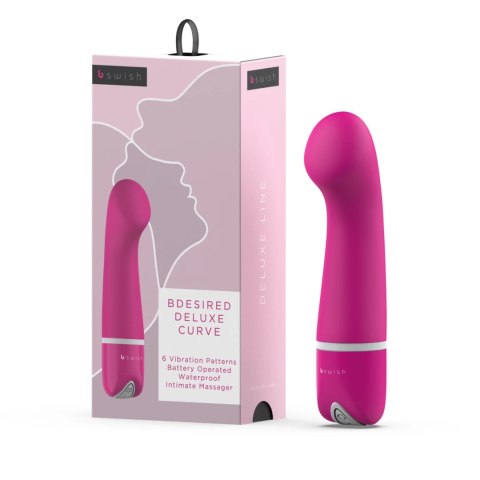B Swish Bdesired Deluxe Curve Rose - silikonowy model z 6 trybami, wodoodporny B Swish B Swish Bdesired Deluxe Curve Rose - silikonowy model z 6 trybami, wodoodporny B Swish