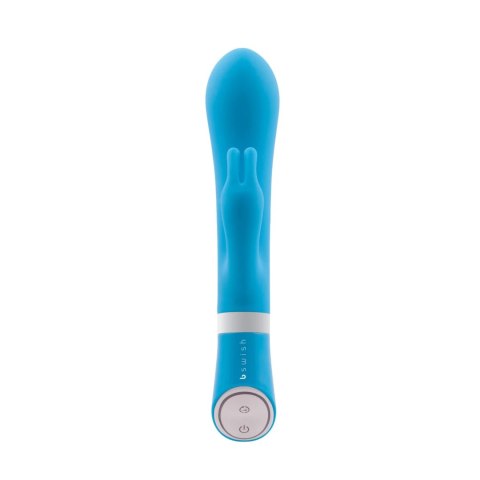 B Swish™ Bwild Deluxe Bunny Blue Lagoon – Silikonowy Masażer Wodoodporny, 19,3 cm B Swish™ Bwild Deluxe Bunny Blue Lagoon – Silikonowy Masażer Wodoodporny, 19,3 cm