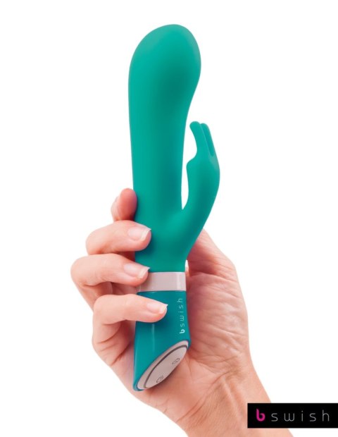 B Swish™ Bwild Deluxe Bunny Jade – Silikonowy Masażer Wodoodporny, 6 Trybów B Swish™ Bwild Deluxe Bunny Jade – Silikonowy Masażer Wodoodporny, 6 Trybów