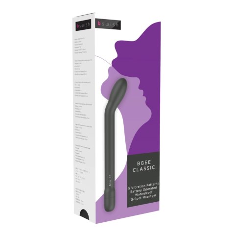 B Swish bgee Classic Black - model punktowy, wodoodporny, 18 cm B Swish B Swish bgee Classic Black - model punktowy, wodoodporny, 18 cm B Swish