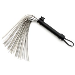Fifty Shades of Grey Please Sir satynowy pejcz skora 38,1 cm czarno-srebrny Fifty Shades of Grey