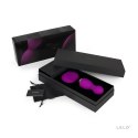 LELO Hula Beads Deep Rose - obrotowo-wibrujące kulki z pilotem Lelo