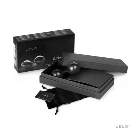 LELO Luna Beads Noir kulki ćwiczące mięśnie dna miednicy 2x37g czarne Lelo LELO Luna Beads Noir kulki ćwiczące mięśnie dna miednicy 2x37g czarne Lelo