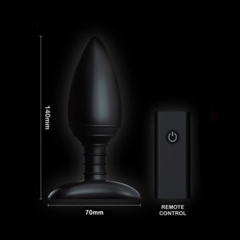 Nexus Ace M silikonowy zdalnie sterowany plug anatomiczny 12 cm czarny Nexus Nexus Ace M silikonowy zdalnie sterowany plug anatomiczny 12 cm czarny Nexus