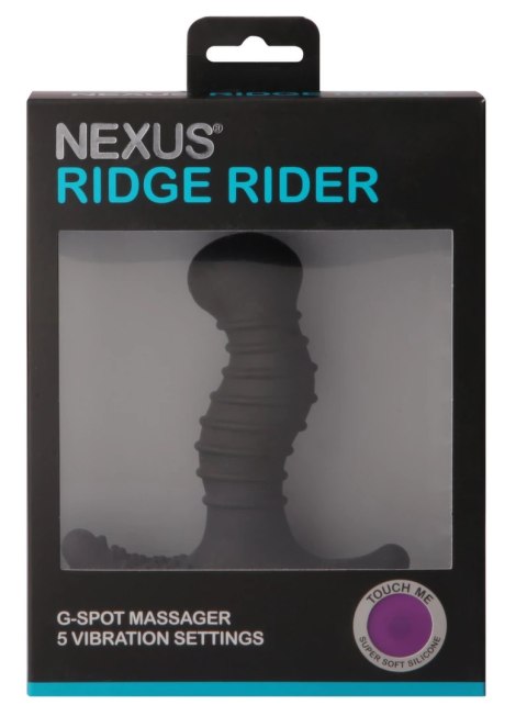 Nexus Ridge Rider+ Black - Masażer punktu prostaty, 6 trybow, silikon Nexus