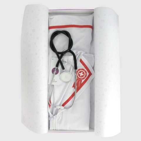 Obsessive Emergency Costume S/M - komplet przebrania pielęgniarki z akcesoriami Obsessive Obsessive Emergency Costume S/M - komplet przebrania pielęgniarki z akcesoriami Obsessive