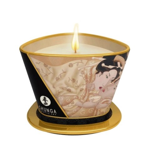 Shunga Desire Świeca do masażu waniliowa 170 ml naturalne olejki Shunga