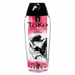 Shunga Toko™ Aroma Strawberry & Champagne 165 ml | Wodny Żel Nawilżający