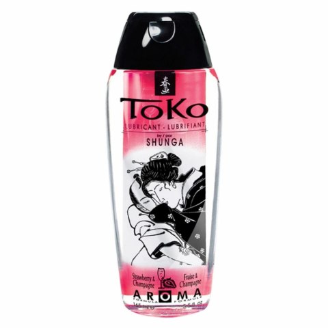 Shunga Toko™ Aroma Strawberry & Champagne 165 ml | Wodny Żel Nawilżający Shunga Toko™ Aroma Strawberry & Champagne 165 ml | Wodny Żel Nawilżający
