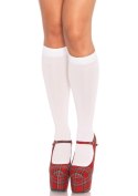 Nylon Knee Highs White Nylon Knee Highs White